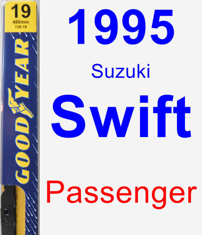 Passenger Wiper Blade for 1995 Suzuki Swift - Premium