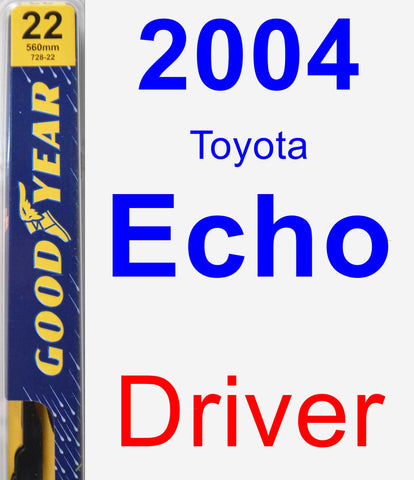 Driver Wiper Blade for 2004 Toyota Echo - Premium