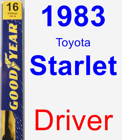 Driver Wiper Blade for 1983 Toyota Starlet - Premium