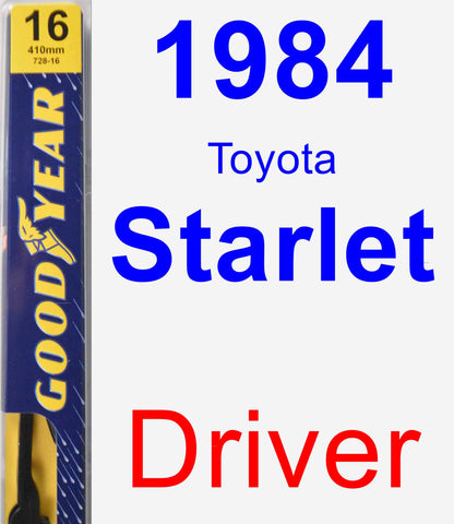 Driver Wiper Blade for 1984 Toyota Starlet - Premium