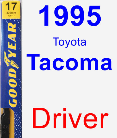 Driver Wiper Blade for 1995 Toyota Tacoma - Premium