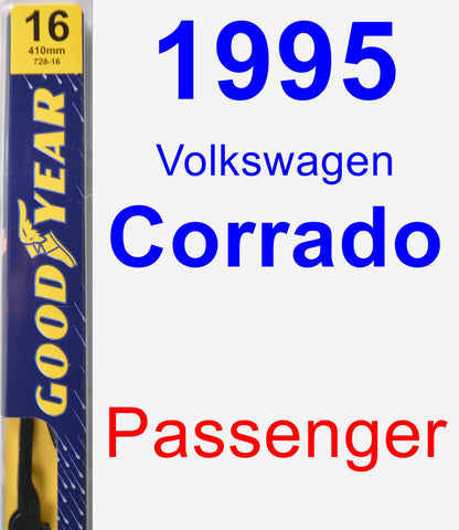 Passenger Wiper Blade for 1995 Volkswagen Corrado - Premium