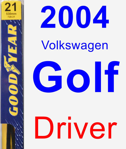 Driver Wiper Blade for 2004 Volkswagen Golf - Premium