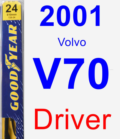 Driver Wiper Blade for 2001 Volvo V70 - Premium