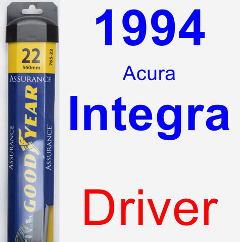 Driver Wiper Blade for 1994 Acura Integra - Assurance