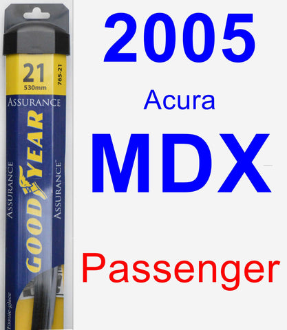Passenger Wiper Blade for 2005 Acura MDX - Assurance