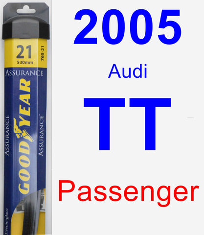 Passenger Wiper Blade for 2005 Audi TT - Assurance