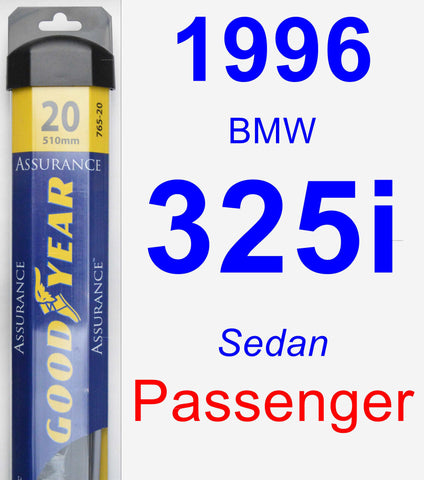 Passenger Wiper Blade for 1996 BMW 325i - Assurance