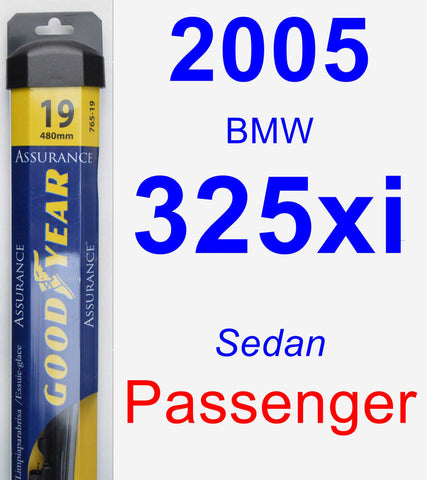 Passenger Wiper Blade for 2005 BMW 325xi - Assurance