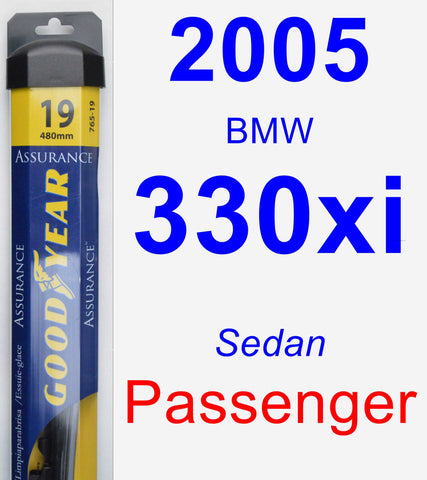 Passenger Wiper Blade for 2005 BMW 330xi - Assurance