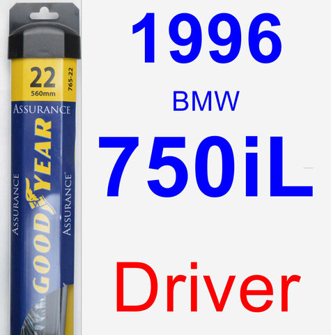 Driver Wiper Blade for 1996 BMW 750iL - Assurance