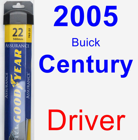 Driver Wiper Blade for 2005 Buick Century - Assurance