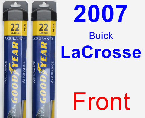 Front Wiper Blade Pack for 2007 Buick LaCrosse - Assurance