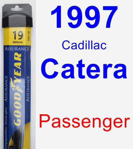 Passenger Wiper Blade for 1997 Cadillac Catera - Assurance