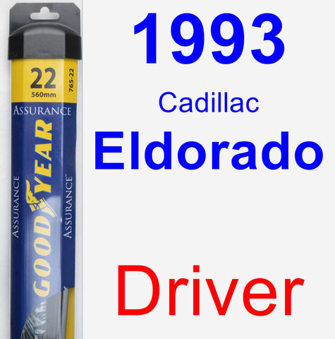 Driver Wiper Blade for 1993 Cadillac Eldorado - Assurance