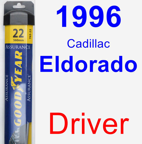 Driver Wiper Blade for 1996 Cadillac Eldorado - Assurance