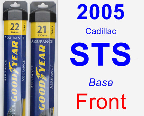 Front Wiper Blade Pack for 2005 Cadillac STS - Assurance