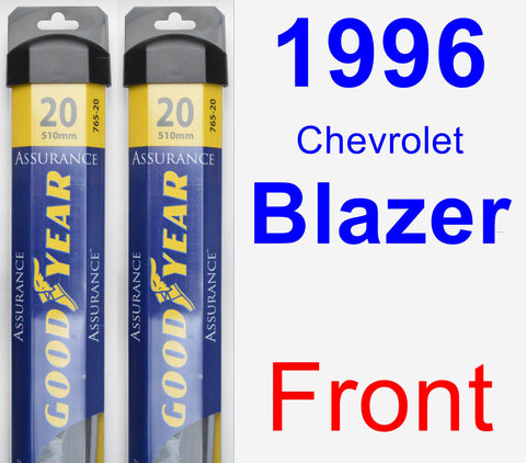 Front Wiper Blade Pack for 1996 Chevrolet Blazer - Assurance
