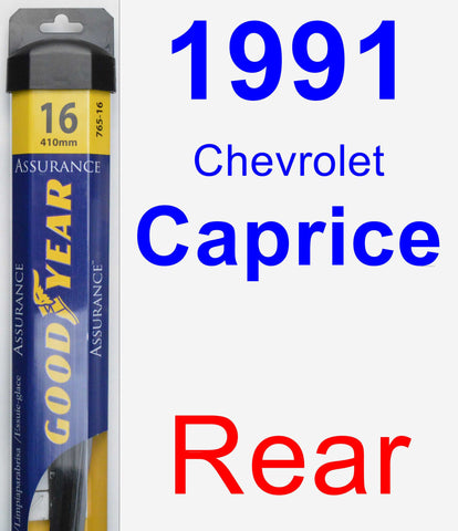 Rear Wiper Blade for 1991 Chevrolet Caprice - Assurance