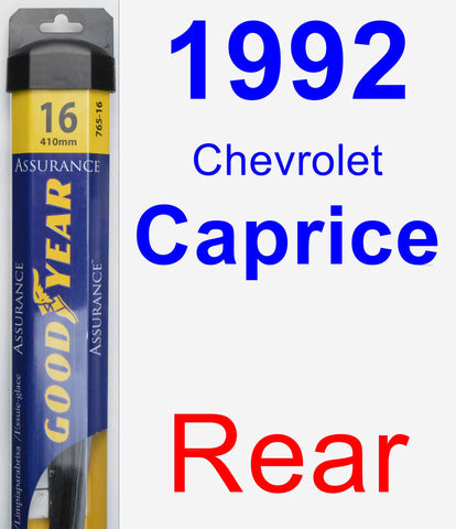 Rear Wiper Blade for 1992 Chevrolet Caprice - Assurance