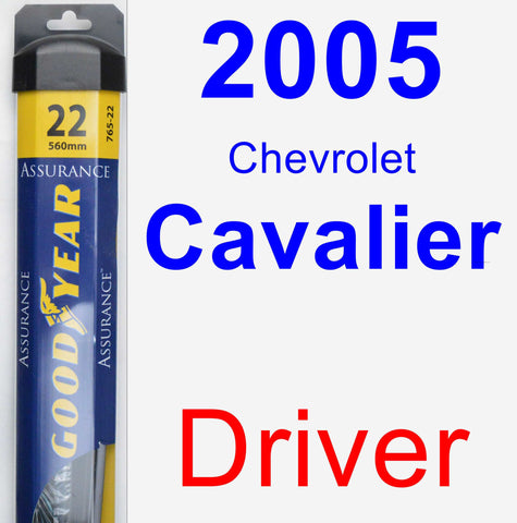 Driver Wiper Blade for 2005 Chevrolet Cavalier - Assurance