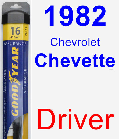 Driver Wiper Blade for 1982 Chevrolet Chevette - Assurance