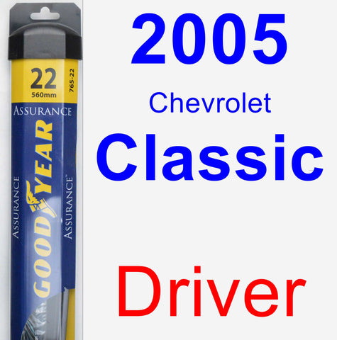 Driver Wiper Blade for 2005 Chevrolet Classic - Assurance