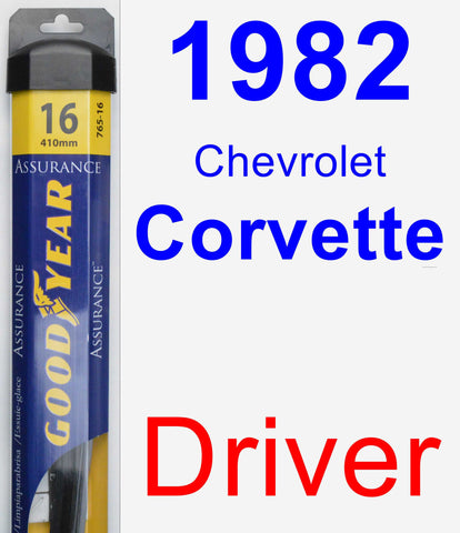 Driver Wiper Blade for 1982 Chevrolet Corvette - Assurance
