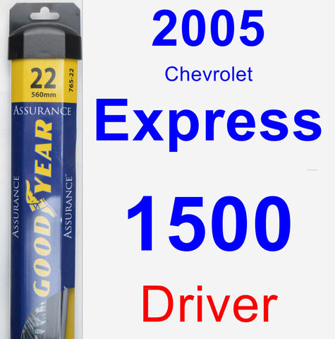 Driver Wiper Blade for 2005 Chevrolet Express 1500 - Assurance