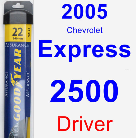 Driver Wiper Blade for 2005 Chevrolet Express 2500 - Assurance