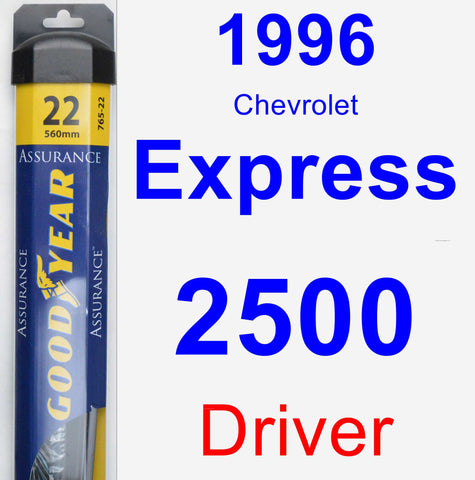 Driver Wiper Blade for 1996 Chevrolet Express 2500 - Assurance