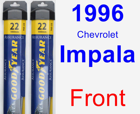 Front Wiper Blade Pack for 1996 Chevrolet Impala - Assurance