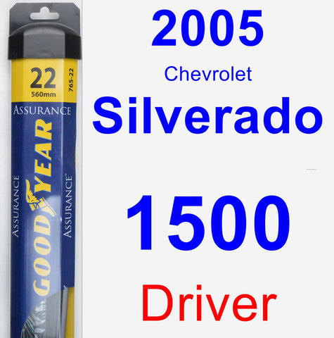 Driver Wiper Blade for 2005 Chevrolet Silverado 1500 - Assurance