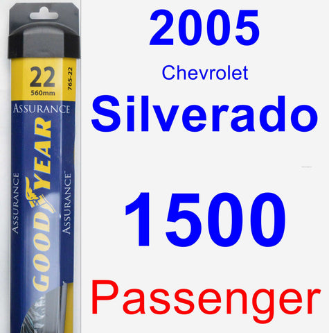 Passenger Wiper Blade for 2005 Chevrolet Silverado 1500 - Assurance
