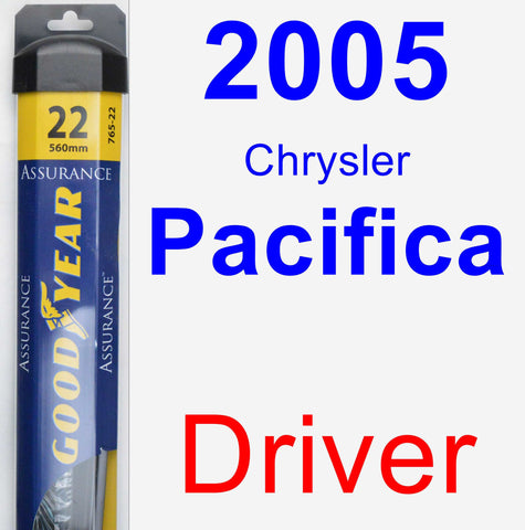 Driver Wiper Blade for 2005 Chrysler Pacifica - Assurance