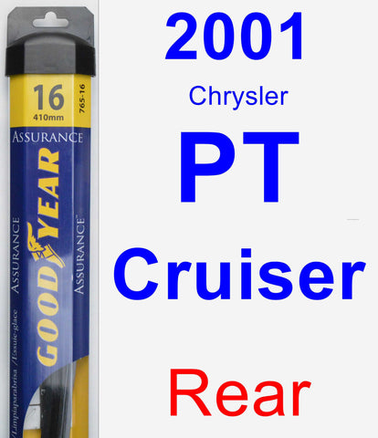 Rear Wiper Blade for 2001 Chrysler PT Cruiser - Assurance