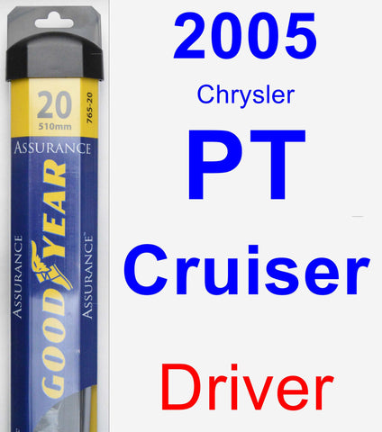 Driver Wiper Blade for 2005 Chrysler PT Cruiser - Assurance