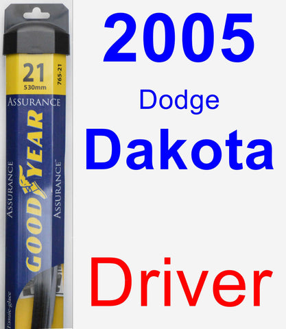 Driver Wiper Blade for 2005 Dodge Dakota - Assurance