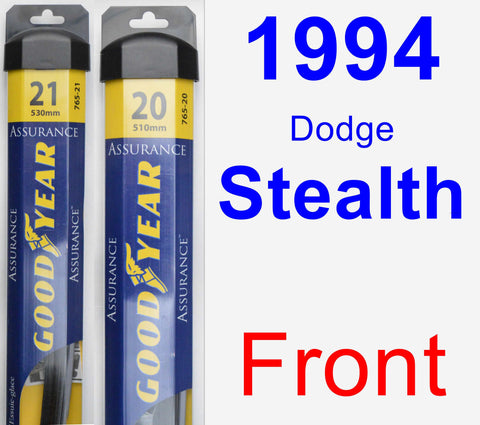 Front Wiper Blade Pack for 1994 Dodge Stealth - Assurance