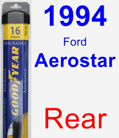 Rear Wiper Blade for 1994 Ford Aerostar - Assurance