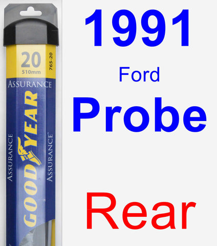 Rear Wiper Blade for 1991 Ford Probe - Assurance