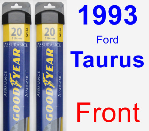 Front Wiper Blade Pack for 1993 Ford Taurus - Assurance