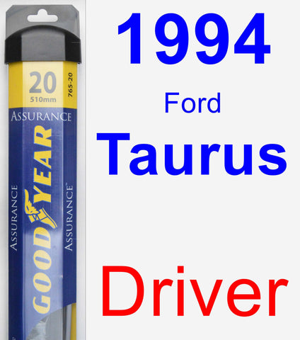 Driver Wiper Blade for 1994 Ford Taurus - Assurance