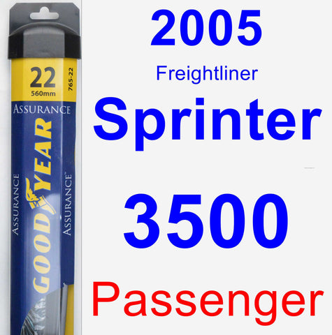 Passenger Wiper Blade for 2005 Freightliner Sprinter 3500 - Assurance