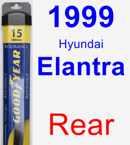 Rear Wiper Blade for 1999 Hyundai Elantra - Assurance