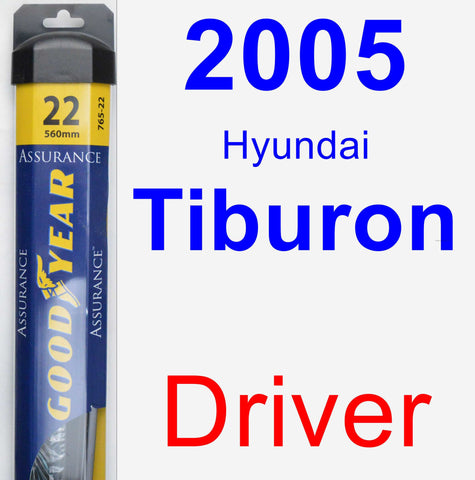 Driver Wiper Blade for 2005 Hyundai Tiburon - Assurance