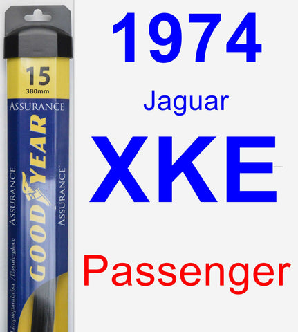 Passenger Wiper Blade for 1974 Jaguar XKE - Assurance