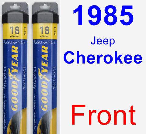Front Wiper Blade Pack for 1985 Jeep Cherokee - Assurance
