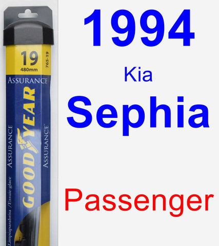 Passenger Wiper Blade for 1994 Kia Sephia - Assurance
