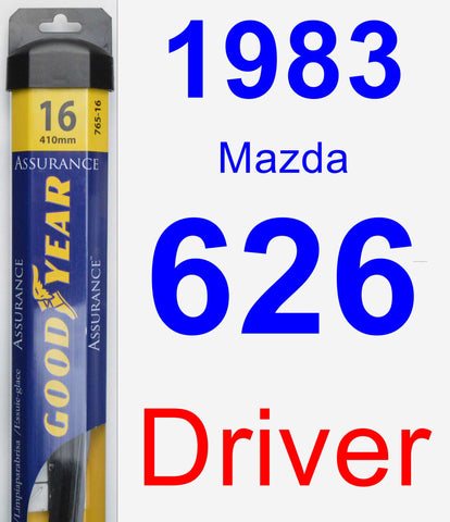 Driver Wiper Blade for 1983 Mazda 626 - Assurance